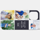 Monogram 4 Foto Vader Leven is het Beste Leven Mar Case-Mate iPhone Case (Achterkant (horizontaal))