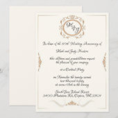 Monogram 50e Jubileum Kaart (Voorkant / Achterkant)