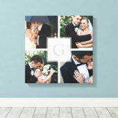 Monogram 5 Fotocadefotocanvas Canvas Afdruk (Insitu (Houten vloer))