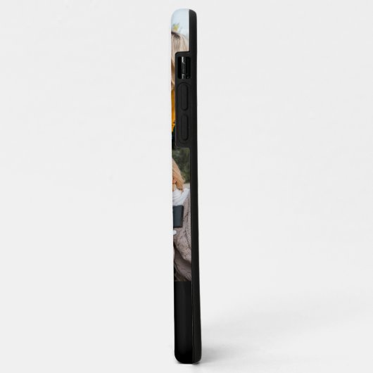 Monogram 5 fotocollage zwart Case-Mate iPhone case (Achterkant/links)