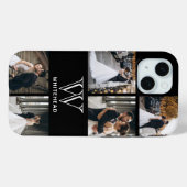 Monogram 5 Square Photo Collage Case-Mate iPhone Case (Achterkant (horizontaal))