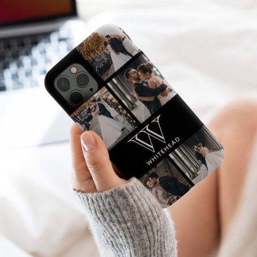 Monogram 5 Square Photo Collage Case-Mate iPhone Case