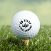 Monogram 60e verjaardag golfballen (Insitu Shirt)