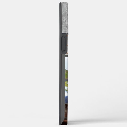 Monogram 6 foto collage grijs hout Case-Mate iPhone case (Achterkant / Rechts)