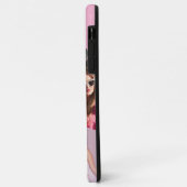 Monogram 6-foto-collage turquoise iPhone-hoesje Case-Mate iPhone Case (Achterkant/links)