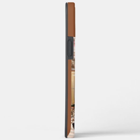 Monogram 6 fotocollage horizontaal bruin Case-Mate iPhone case (Achterkant / Rechts)