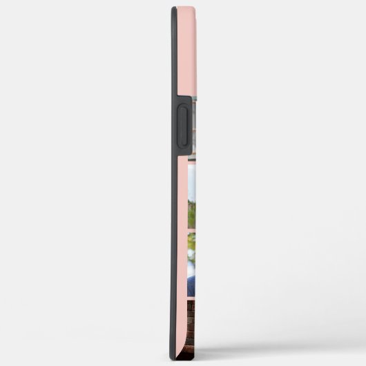 Monogram 6 Fotocollage Perzik Groen Case-Mate iPhone Case (Achterkant / Rechts)