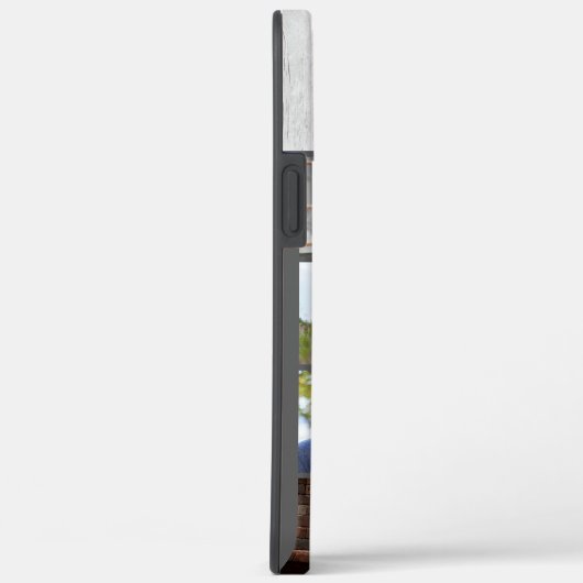 Monogram 6 Fotocollage witgekalkt hout Case-Mate iPhone Case (Achterkant / Rechts)