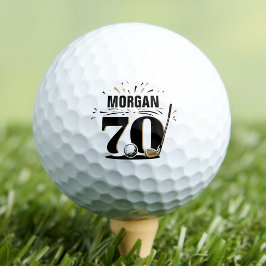 Monogram 70e verjaardag golfballen
