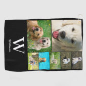 Monogram 7 Foto Golfhanddoek (Horizontaal)