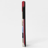 Monogram 7 Fotocollage op rood Case-Mate iPhone Case (Achterkant/links)