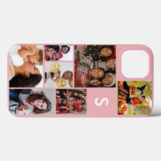 Monogram 8 fotocollage Case-Mate iPhone case (Achterkant (horizontaal))