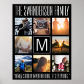 Monogram 8 Lijst Citaat Poster (Voorkant)