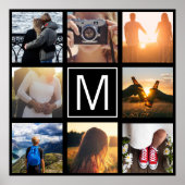 Monogram 8 Lijst NGL Poster (Voorkant)