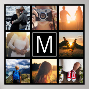 Monogram 8 Lijst NGL Poster