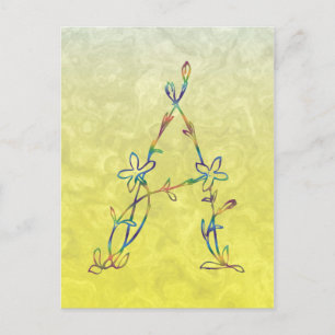 MONOGRAM A BRIEFKAART