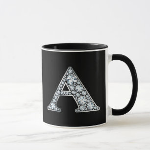 Monogram A Faux Diamond Mok