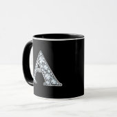Monogram A Faux Diamond Mok (Voorkant links)