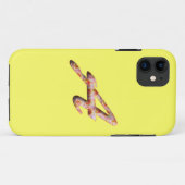 Monogram A in rozenpatroon voor Iphone 5 hoesje (Achterkant (horizontaal))