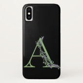 Monogram A Lavendel Eucalyptus Case-Mate iPhone Case (Achterkant)