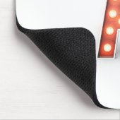 Monogram A-markeringslichten Muismat (Hoek)