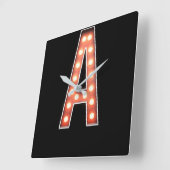 Monogram A-markeringslichten Vierkante Klok (Hoek)