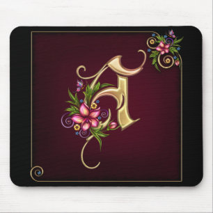 Monogram A Mousepad Muismat