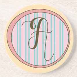 Monogram A Sandstone Onderzetter