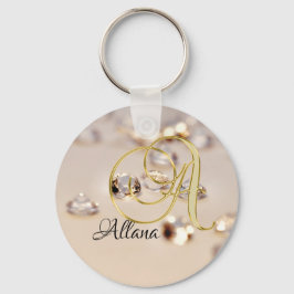 Monogram A Sleutelhanger