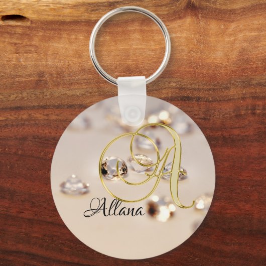 Monogram A Sleutelhanger (Voorkant)