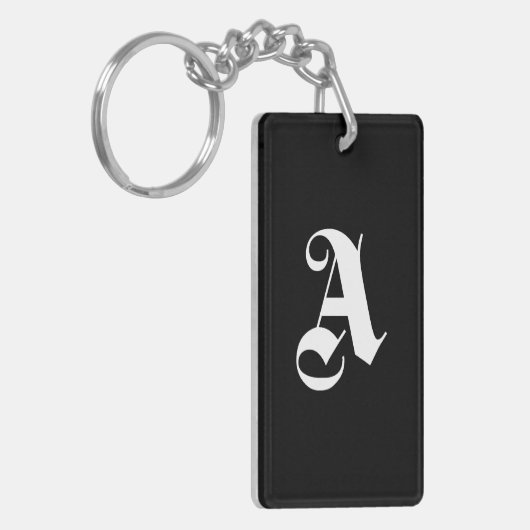 Monogram "A Sleutelhanger (Voorkant Links)