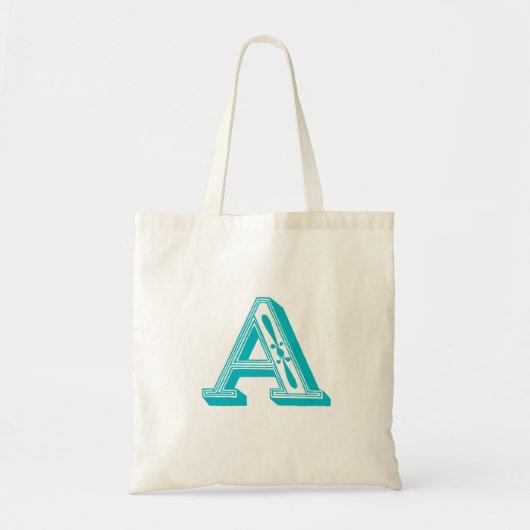 Monogram "A"-Tas Tote Bag (Voorkant)