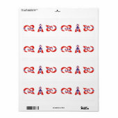 Monogram AA Å Noors Label (Full Sheet)
