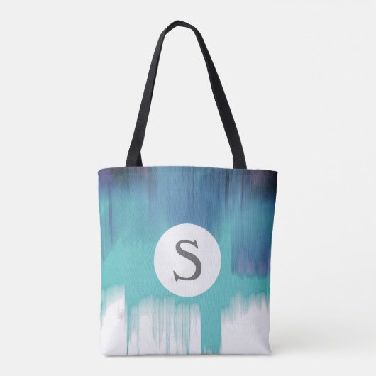 monogram aangepast abstract tas (Achterkant)