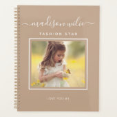 Monogram Aangepast foto-effect Creëer Uw eigen zwa Planner (Voorkant)