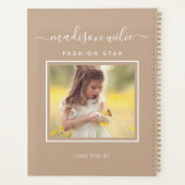 Monogram Aangepast foto-effect Creëer Uw eigen zwa Planner (Achterkant)