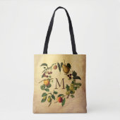 monogram aangepast gepersonaliseerd natuur tas (Voorkant)