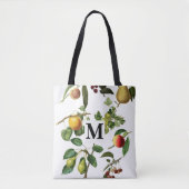 monogram aangepast gepersonaliseerd natuur tas (Voorkant)