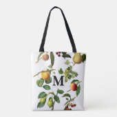 monogram aangepast gepersonaliseerd natuur tas (Achterkant)