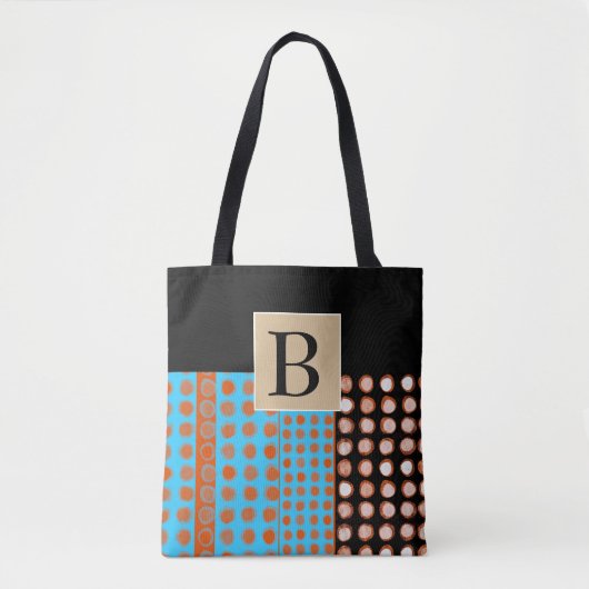 monogram aangepast stijlvol tas (Voorkant)