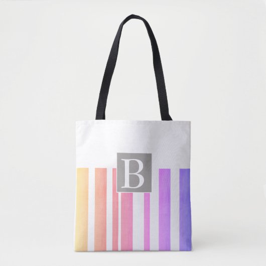 monogram aangepast stijlvol tas (Voorkant)