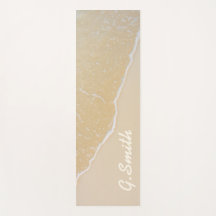 Monogram. Aangepast tropisch strand zand.