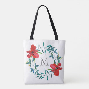 Monogram Aangepaste gepersonaliseerde geschilderde Tote Bag