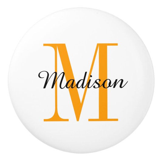 Monogram Aangepaste invoerknop Keramische Knop (Voorkant)