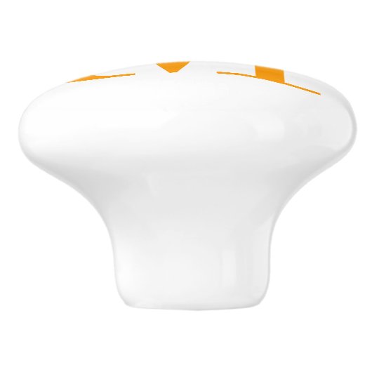 Monogram Aangepaste invoerknop Keramische Knop (Zijkant)