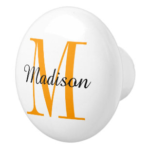 Monogram Aangepaste invoerknop Keramische Knop
