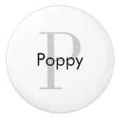 Monogram Aangepaste invoerknop Keramische Knop (Voorkant)