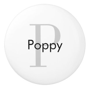 Monogram Aangepaste invoerknop Keramische Knop