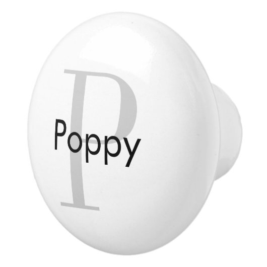 Monogram Aangepaste invoerknop Keramische Knop (Rechts)