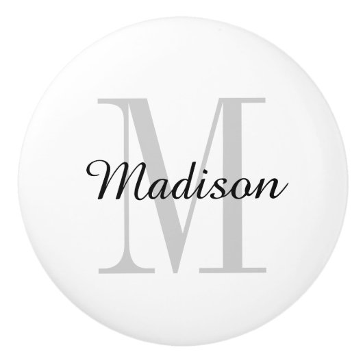 Monogram Aangepaste invoerknop Keramische Knop (Voorkant)